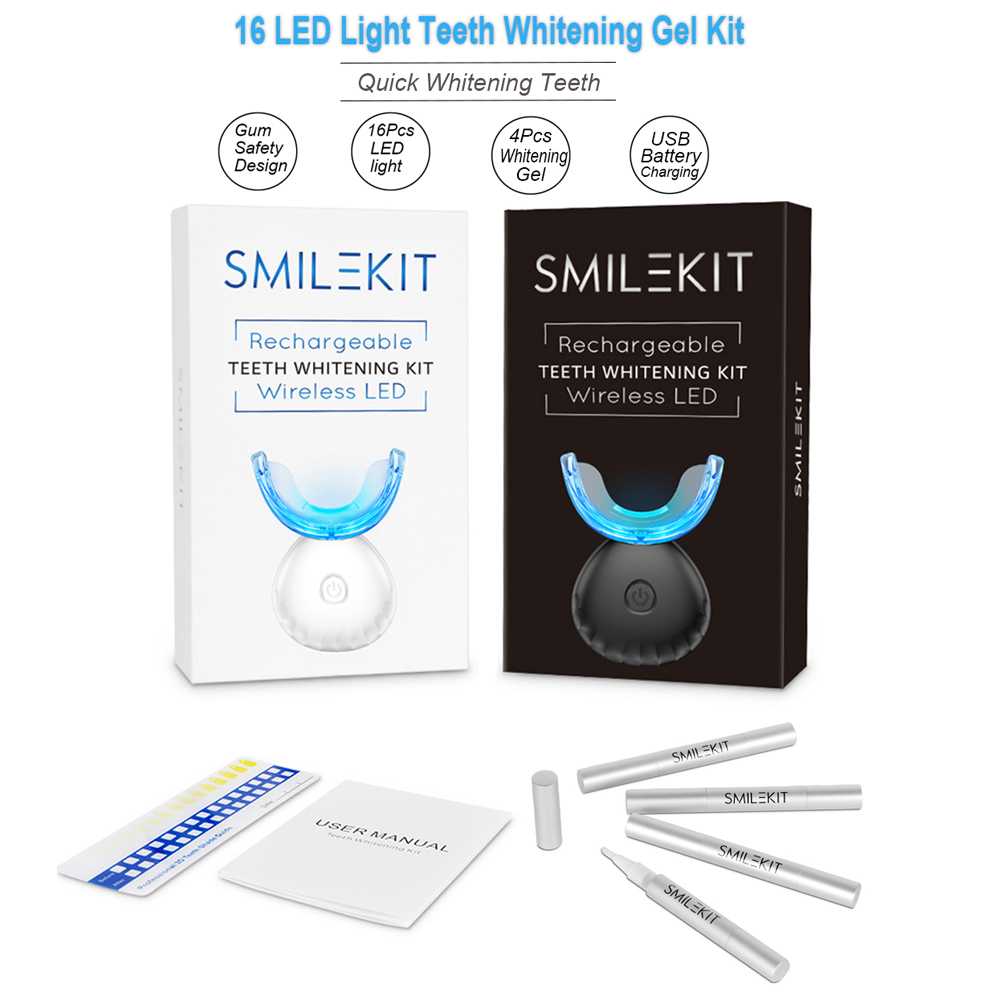 Whitening Pen Bleach - Dental Teeth Whitening Kit Mini 16