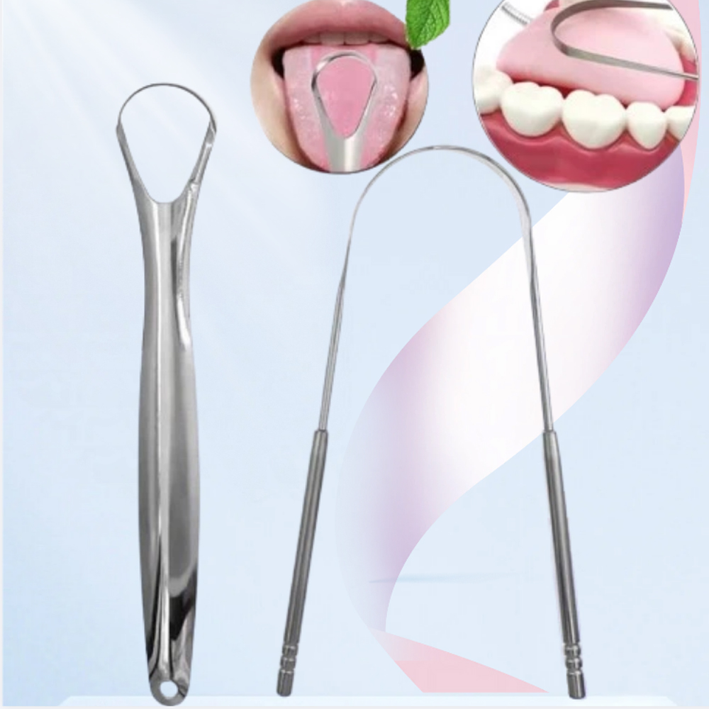 Tongue Scraper Metal - Tongue Scraper Cleaner for Adults Surgical