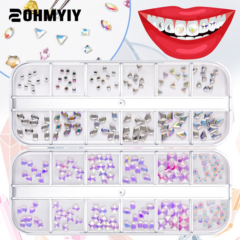 Tooth Gem Kit - 1Set Dental Crystal Fashion Teeth Gems