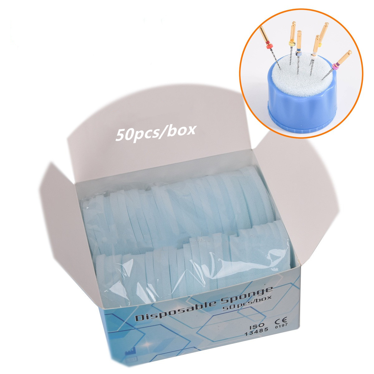 Whitening Teeth Dentist - 50pcs Disposable Sponge Pad Soft Dentist