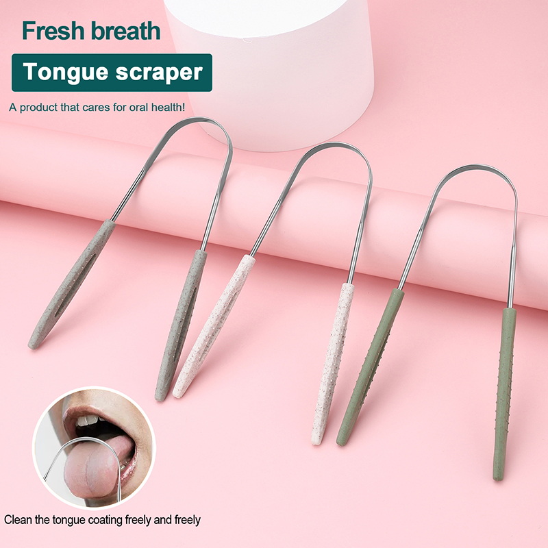 Tongue Scraper Metal - 1pc Toothbrush Stainless Steel Tongue Scraper
