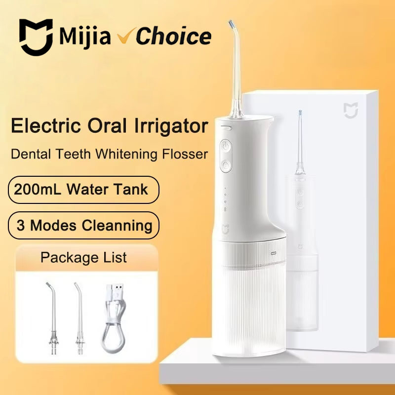 Water Flosser Cordless - Mijia MEO705 Portable Oral Irrigator Dental