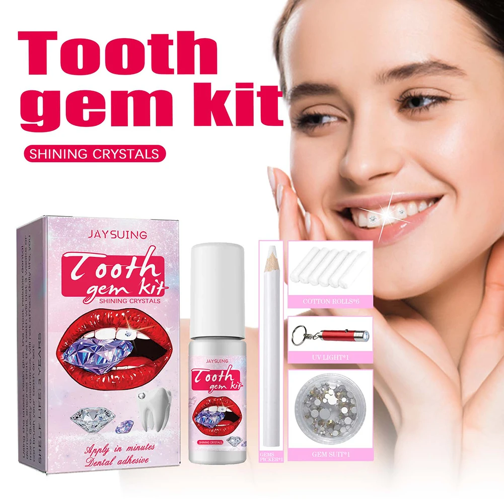 Tooth Gem Kit - DIY Tooth Gems Kit with Crystals
