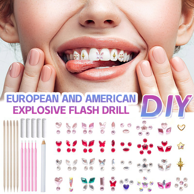NEW Professional Tooth Gem Kit - Tooth Gem Kit ulasan dan harga