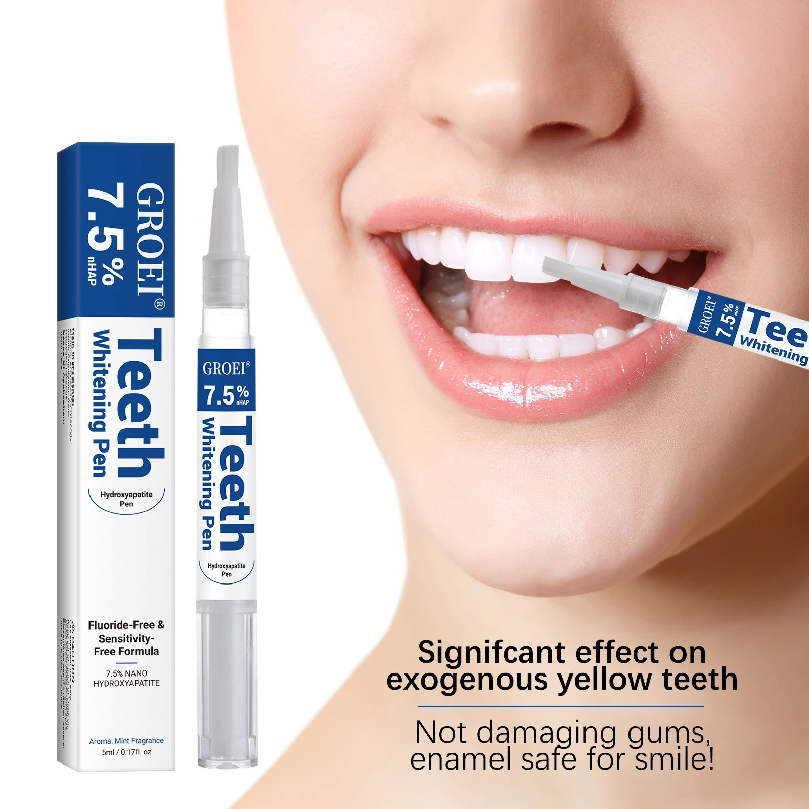 Hydroxyapatite Tooth Whitening - Teeth Whitening Gel Peroxide ulasan dan harga