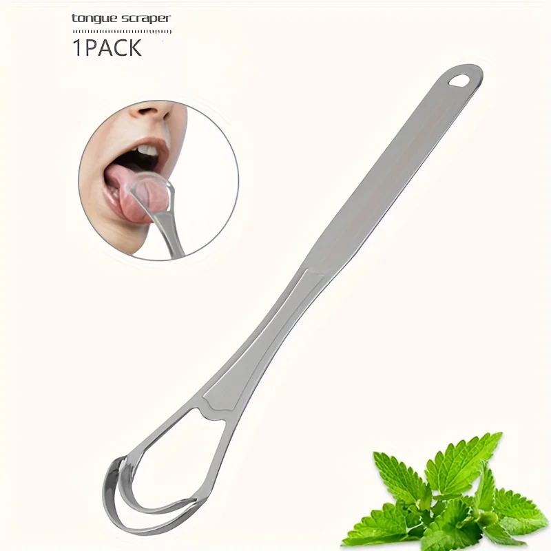 Double-layer Tongue Cleaner Br - Tongue Scraper Metal ulasan dan harga