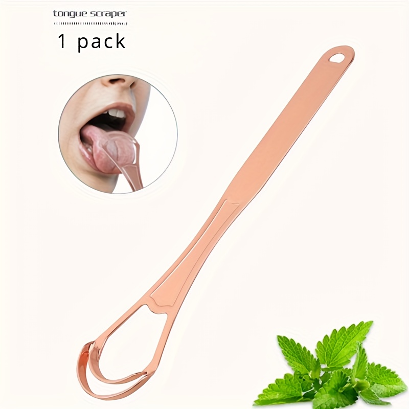 Double-layer Tongue Cleaner Br - Tongue Scraper Metal ulasan dan harga