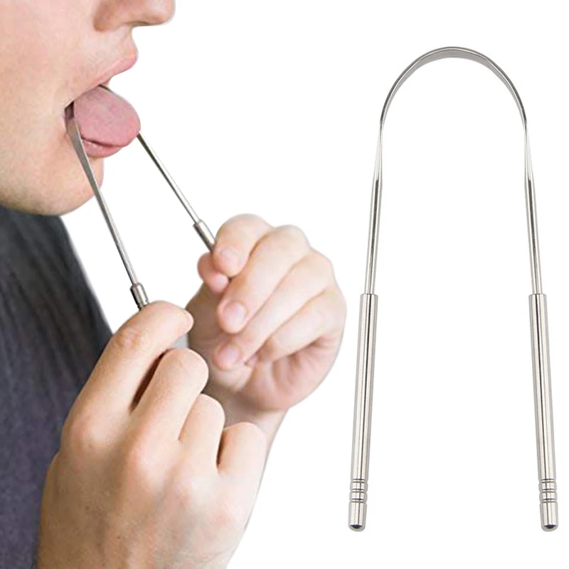 Tongue Scraper Cleaner for Adu - Tongue Scraper Metal ulasan dan harga