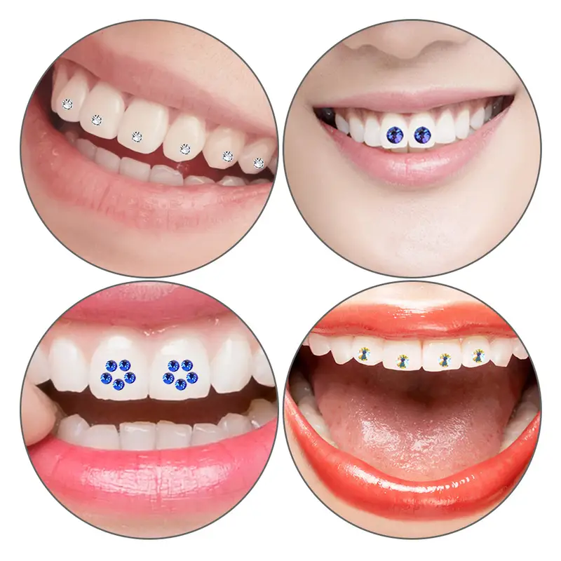1 Set Teeth Gemstone Decoratio - Tooth Gem Kit ulasan dan harga