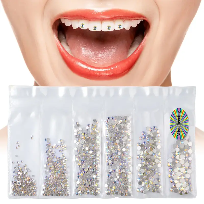 1 Set Teeth Gemstone Decoratio - Tooth Gem Kit ulasan dan harga