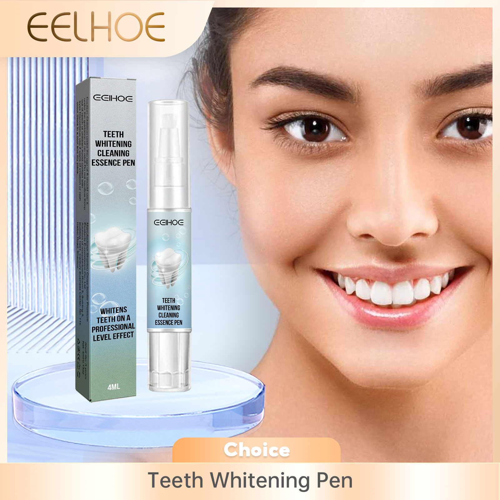 EELHOE Teeth Whitening Pen Den - Whitening Pen Bleach ulasan dan harga