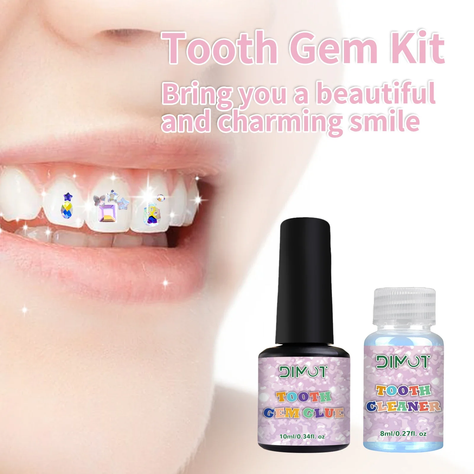 Tooth Jewelry Kit DIY Teeth Ge - Tooth Gem Kit ulasan dan harga