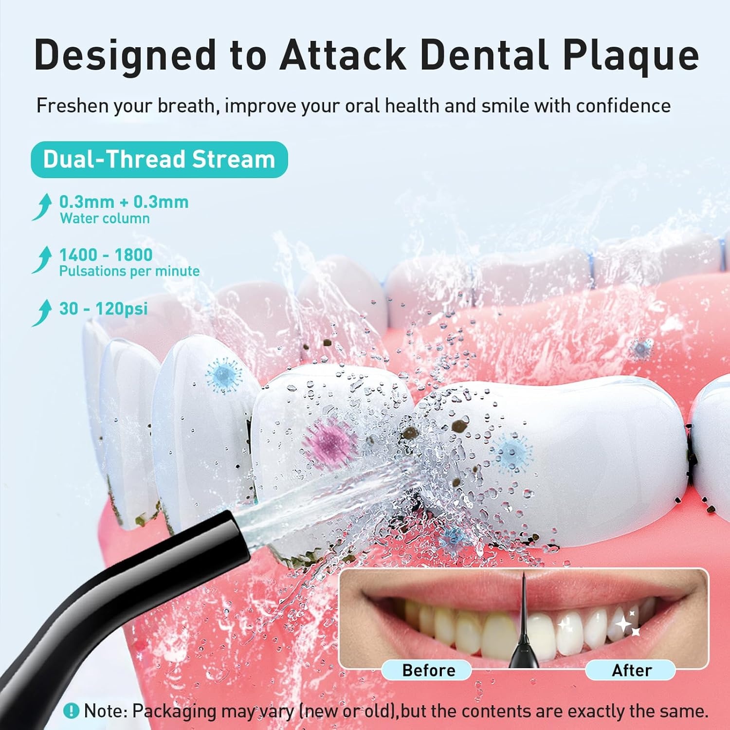 Water Dental Flosser C20F5020E - Water Flosser Cordless ulasan dan harga