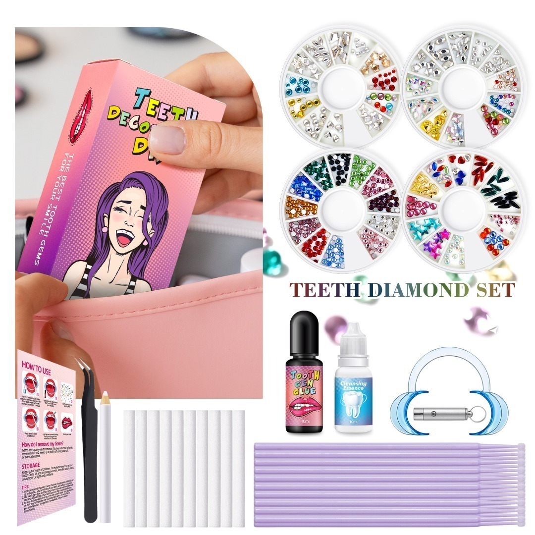 DIY Tooth Gem Kit  Jewelry Gem - Tooth Gem Kit ulasan dan harga