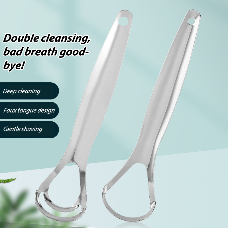 Stainless Steel Tongue Scraper - Tongue Scraper Metal ulasan dan harga