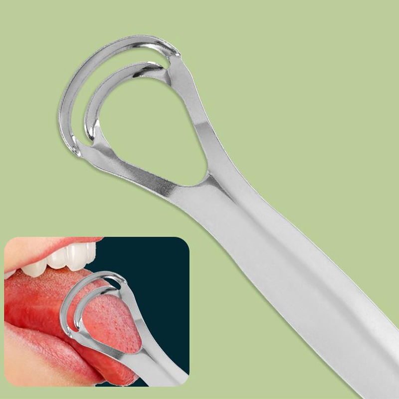 Stainless Steel Tongue Scraper - Tongue Scraper Metal ulasan dan harga