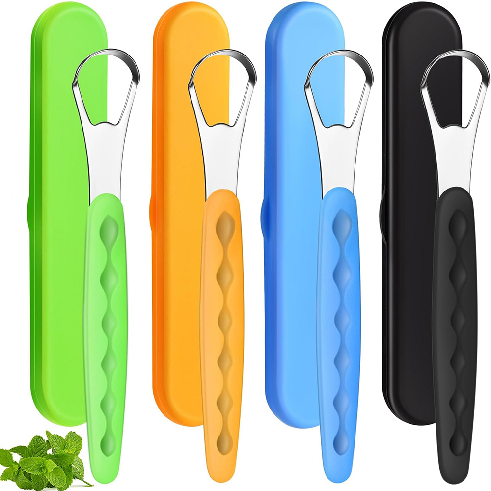 Stainless Steel Tongue Scraper - Tongue Scraper Metal ulasan dan harga