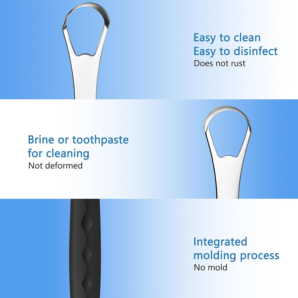 Stainless Steel Tongue Scraper - Tongue Scraper Metal ulasan dan harga