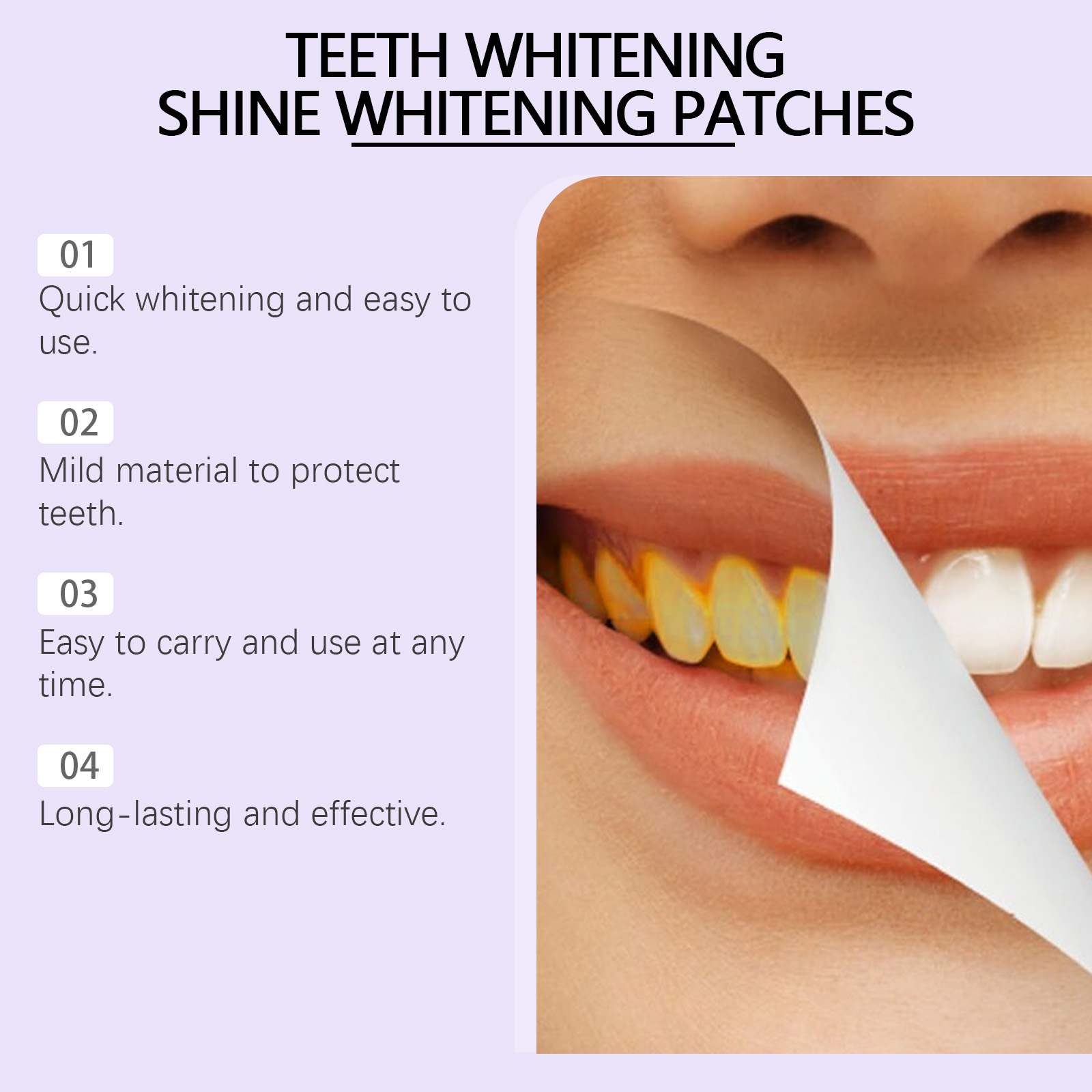 Purple Teeth Whitening Strips  - Teeth Whitening At Home ulasan dan harga