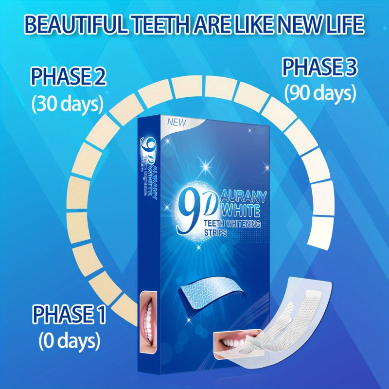 21 Pairs of 9D Aurany White Te - Teeth Whitening Gel Peroxide ulasan dan harga