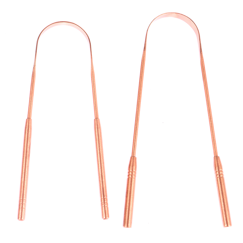 1pcs Copper Tongue Scraper Cle - Tongue Scraper Metal ulasan dan harga