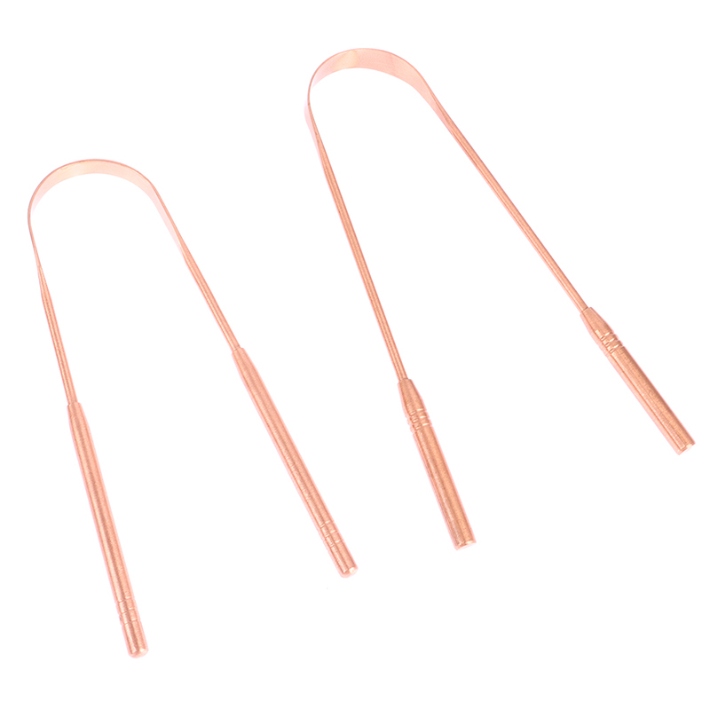 1pcs Copper Tongue Scraper Cle - Tongue Scraper Metal ulasan dan harga
