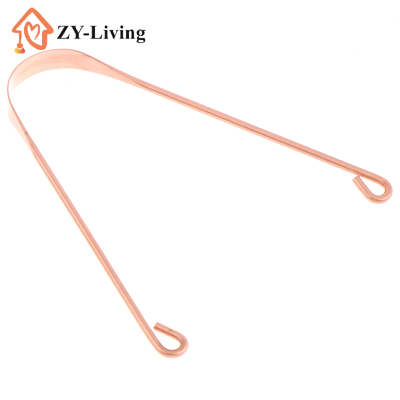 1Pcs Copper Tongue Scraper for - Tongue Scraper Metal ulasan dan harga