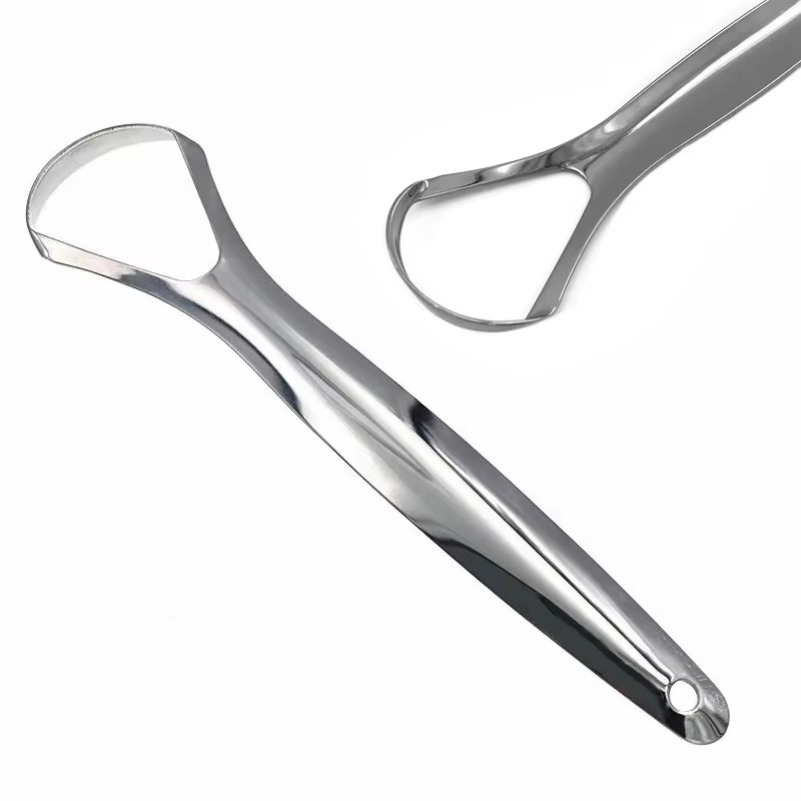 Clean Tongue Scraper Tongue Re - Tongue Scraper Metal ulasan dan harga