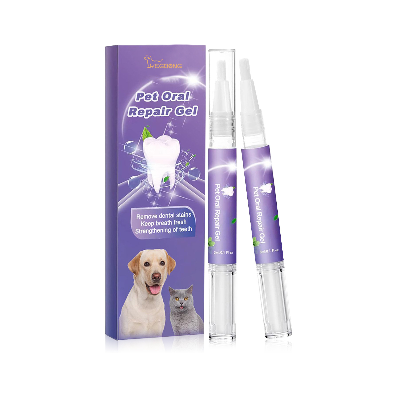 Pet Oral Repair Gel Puppy Tart - Teeth Whitening Gel Peroxide ulasan dan harga