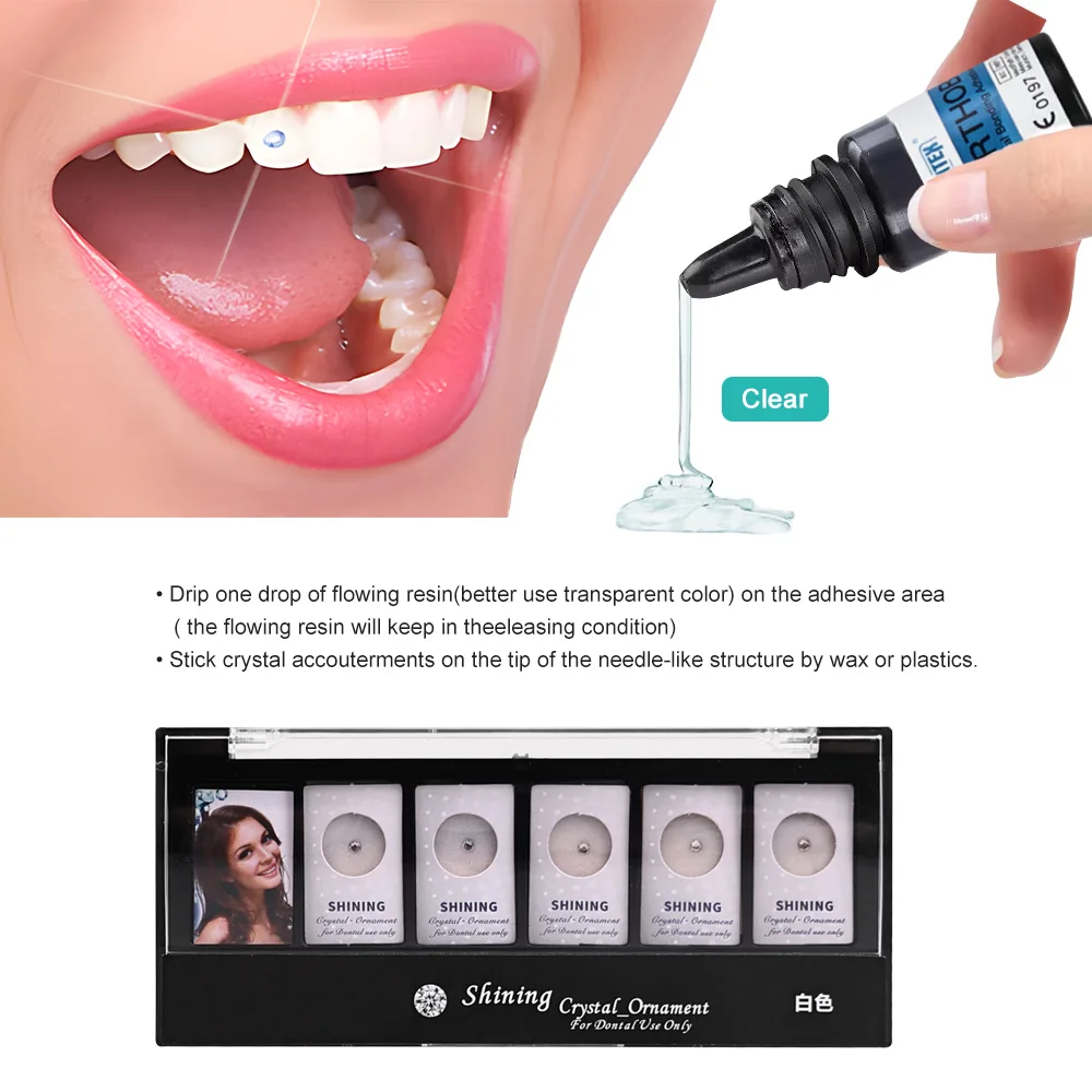ELIJAH 5Pcs Dental Crystal Too - Teeth Whitening Uk ulasan dan harga