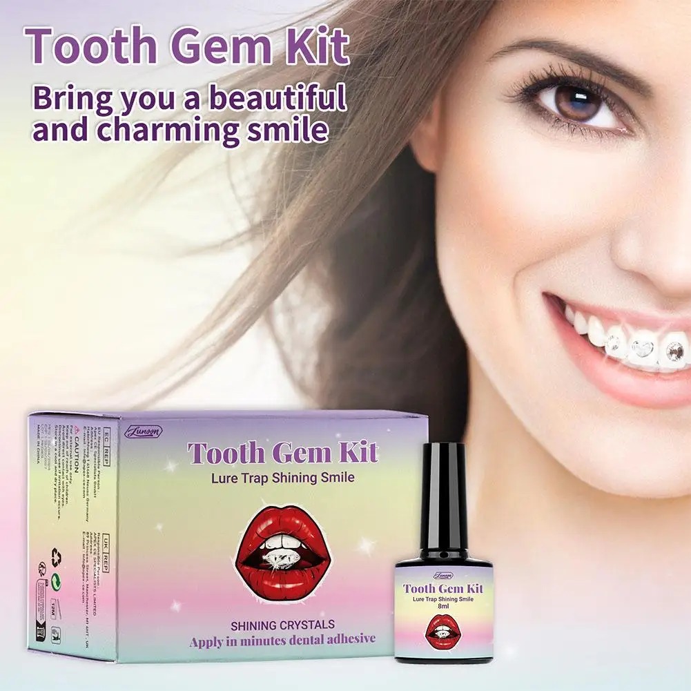 DIY Teeth Gems Kit Clear Preci - Tooth Gem Kit ulasan dan harga