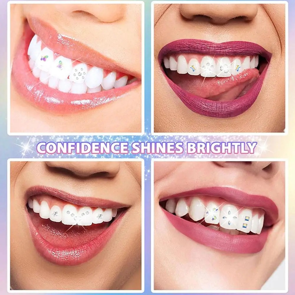 DIY Teeth Gems Kit Clear Preci - Tooth Gem Kit ulasan dan harga