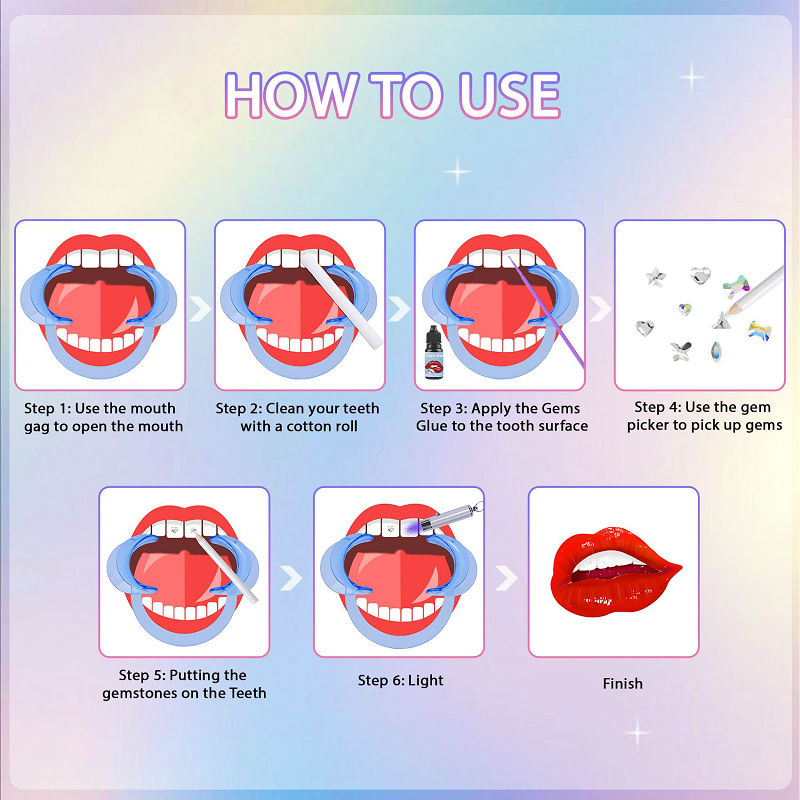 Dental Gems, Crystal Diamond S - Tooth Gem Kit ulasan dan harga