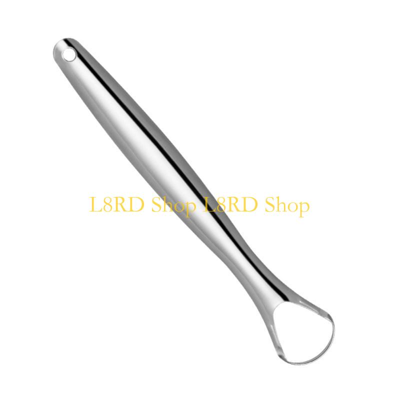 L8RD Stainless Steel Tongue Sc - Tongue Scraper Metal ulasan dan harga