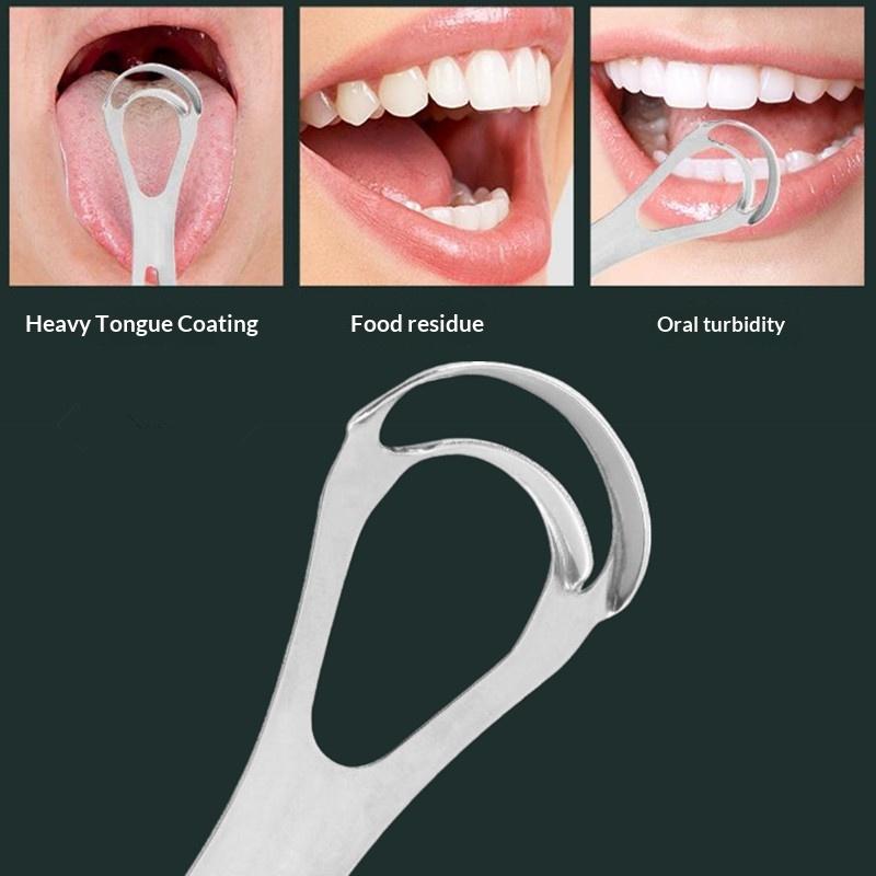 Stainless Steel Tongue Scraper - Tongue Scraper Metal ulasan dan harga