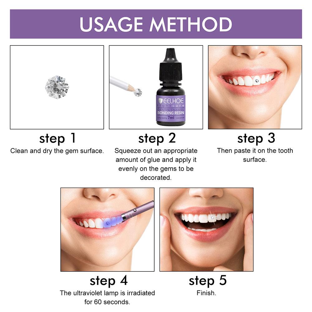 Tooth Gem Glue Dental Adhesive - Tooth Gem Kit ulasan dan harga