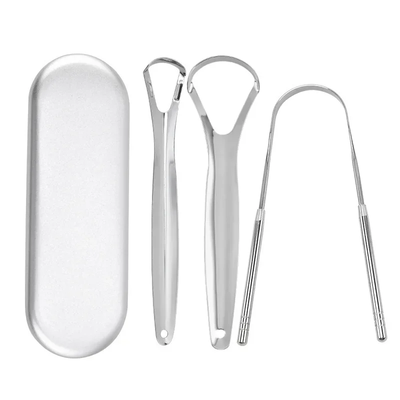 Premium 1pcs/3pcs Metal Tongue - Tongue Scraper Metal ulasan dan harga