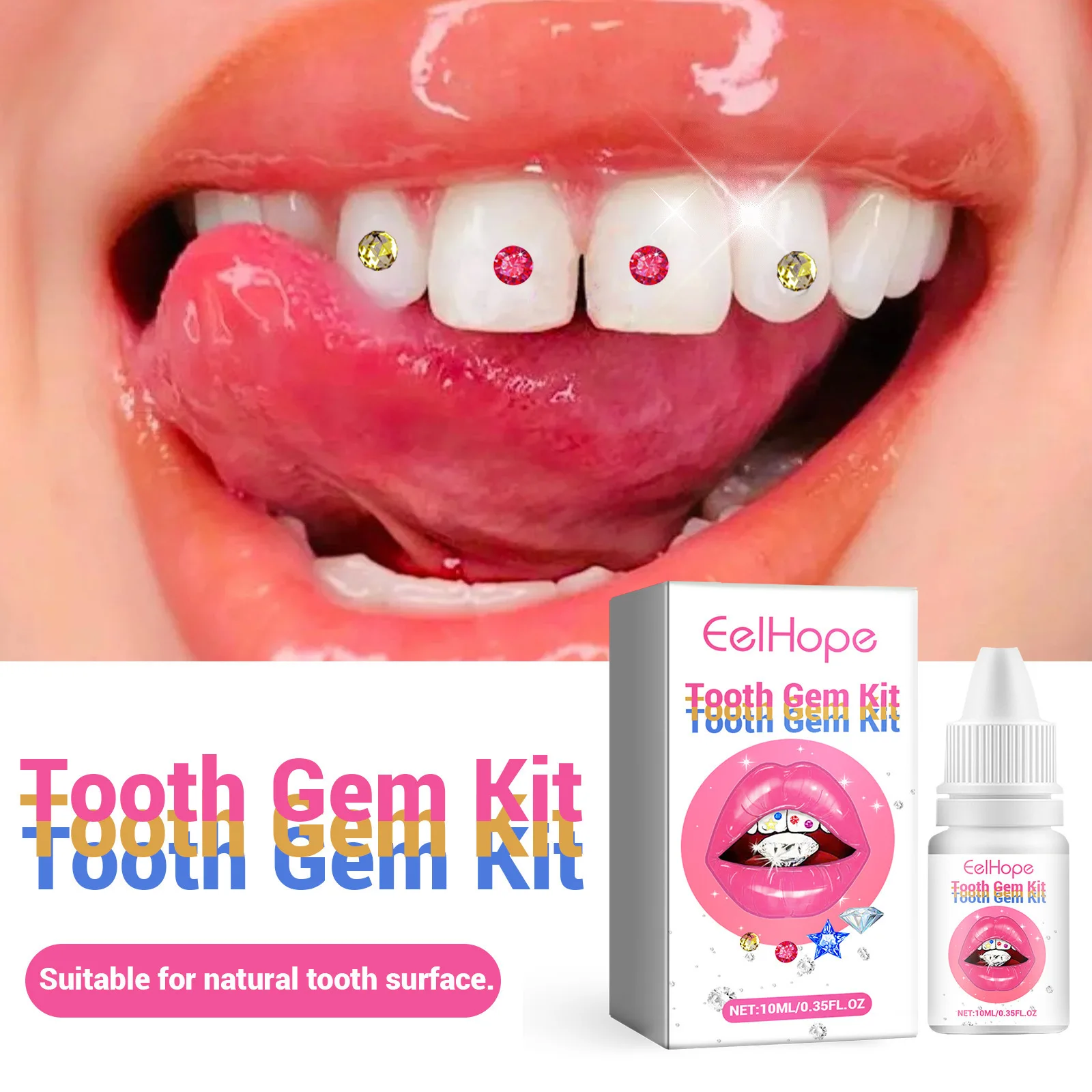 Tooth Jewelry Kit DIY Clear Pr - Tooth Gem Kit ulasan dan harga