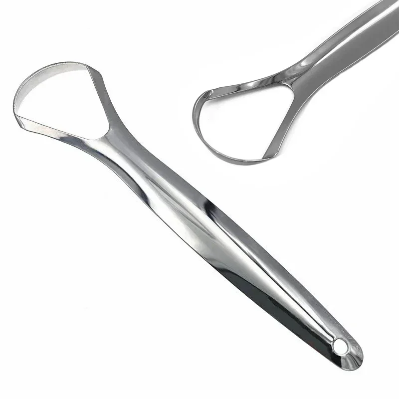 Halitosis Tongue Coating Tongu - Tongue Scraper Metal ulasan dan harga