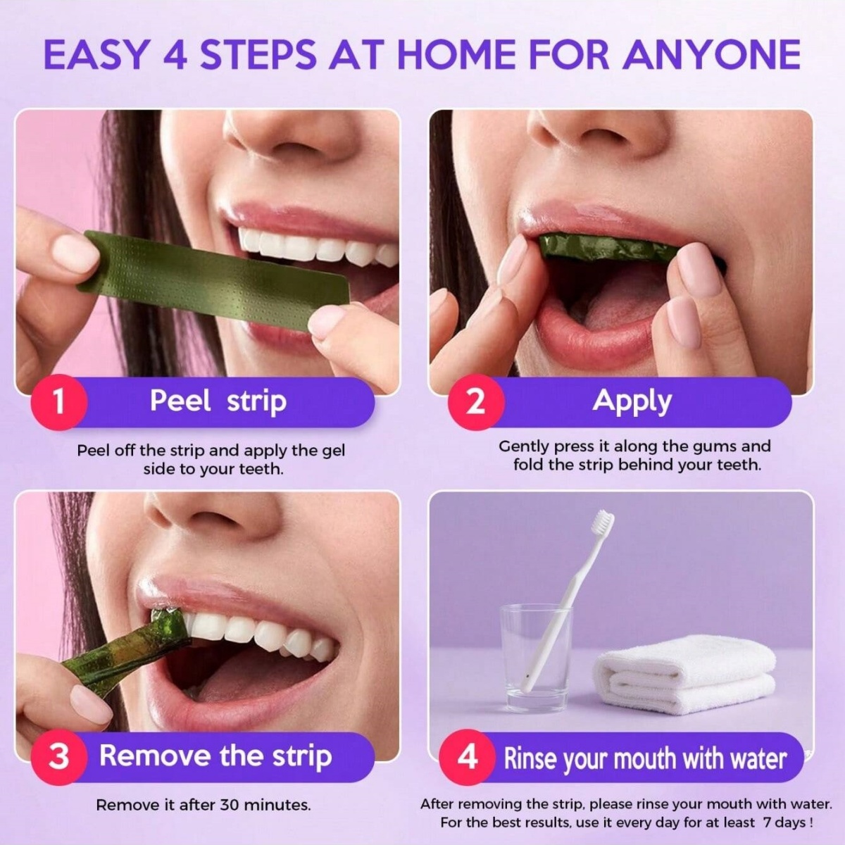 Deluxe Whitening Teeth Sticker - Teeth Whitening Gel Peroxide ulasan dan harga