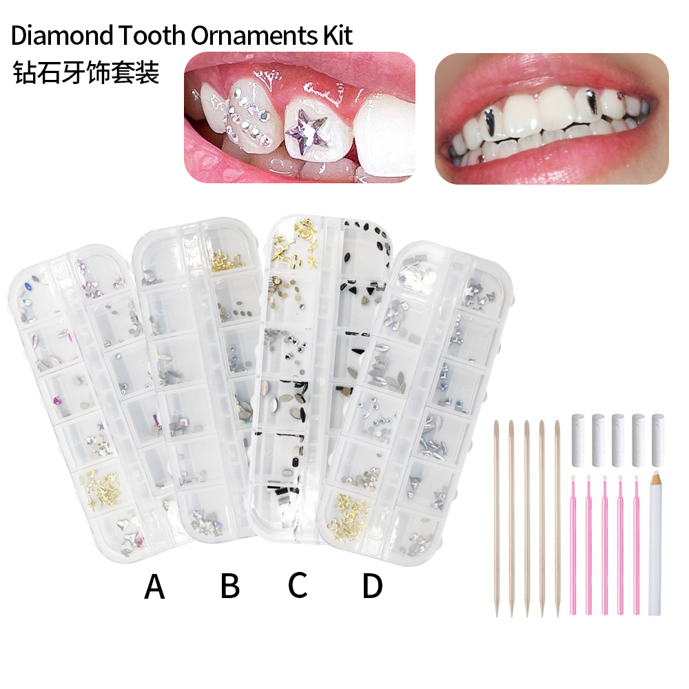 1 Set Professional Tooth Gem K - Tooth Gem Kit ulasan dan harga