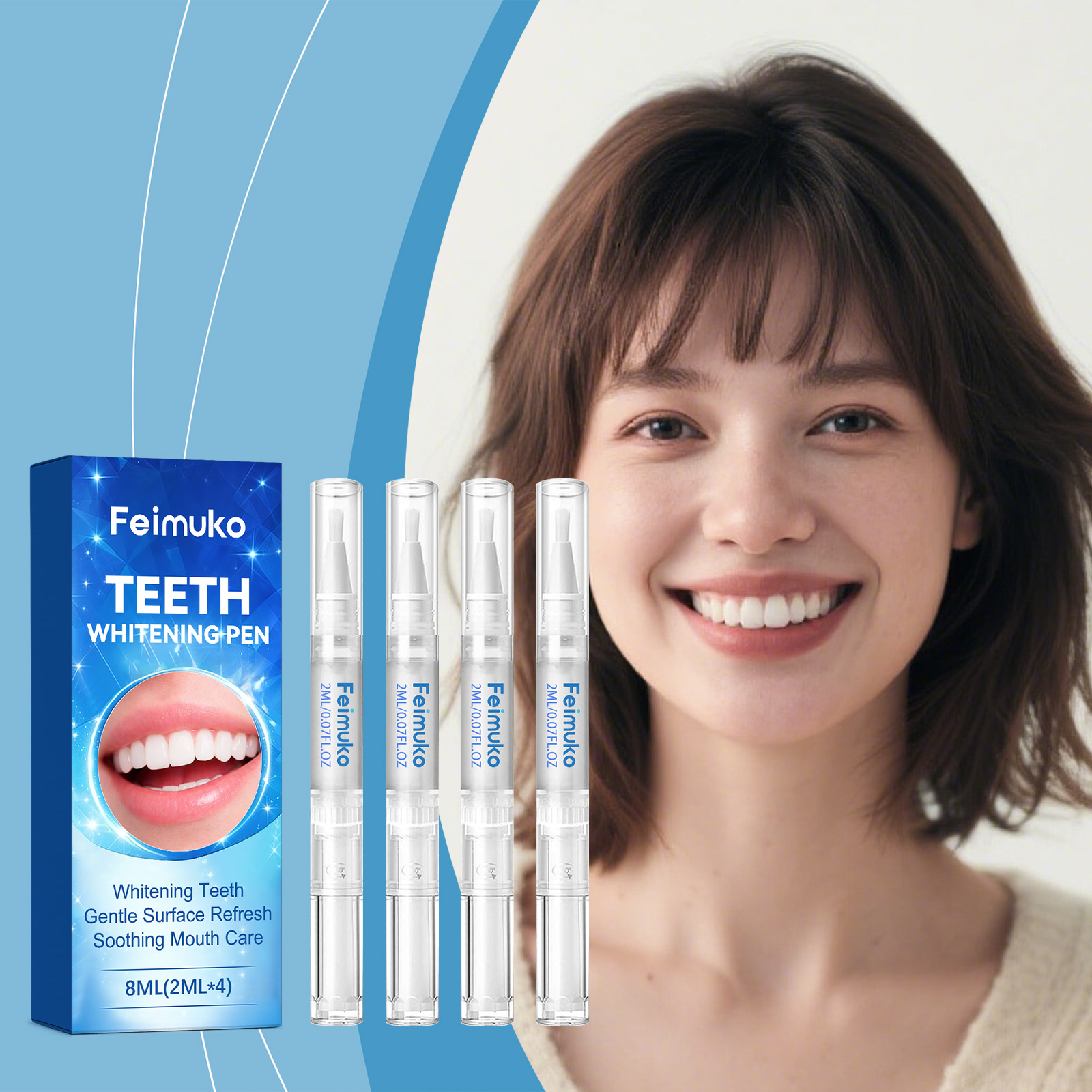 4pcs Teeth Whitening Gel Pen R - Whitening Pen Bleach ulasan dan harga