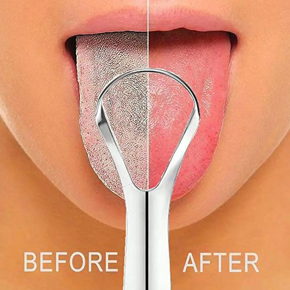 1-20pc Tongue Scraper, Stainle - Tongue Scraper Metal ulasan dan harga