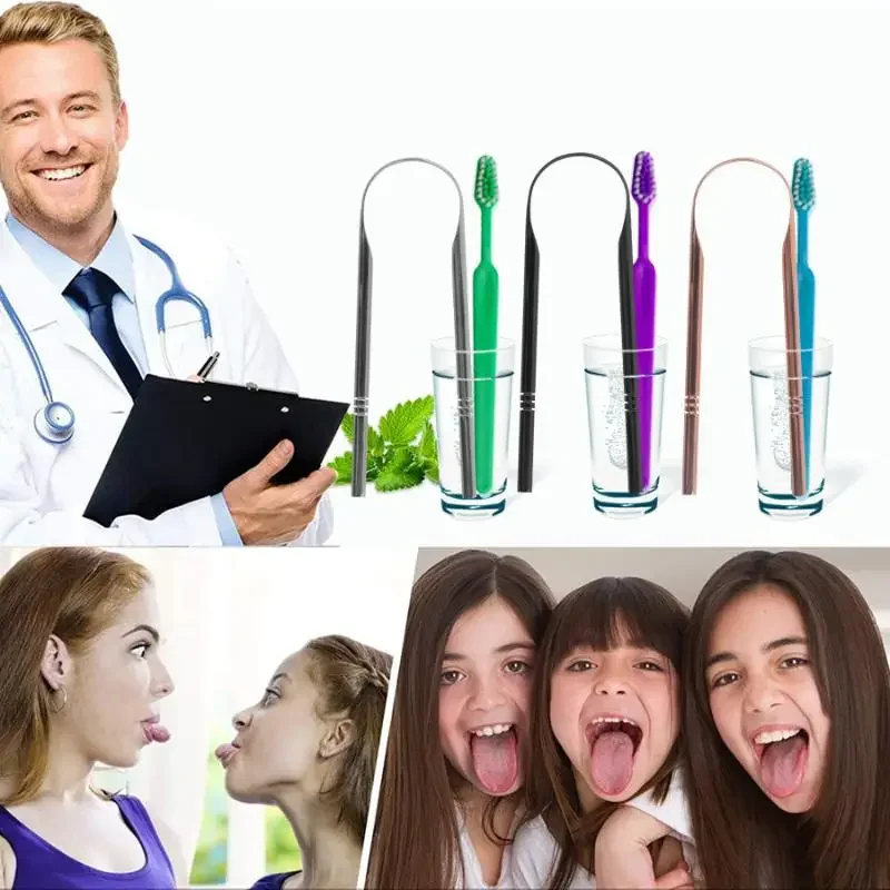 Stainless Steel Tongue Scraper - Tongue Scraper Metal ulasan dan harga