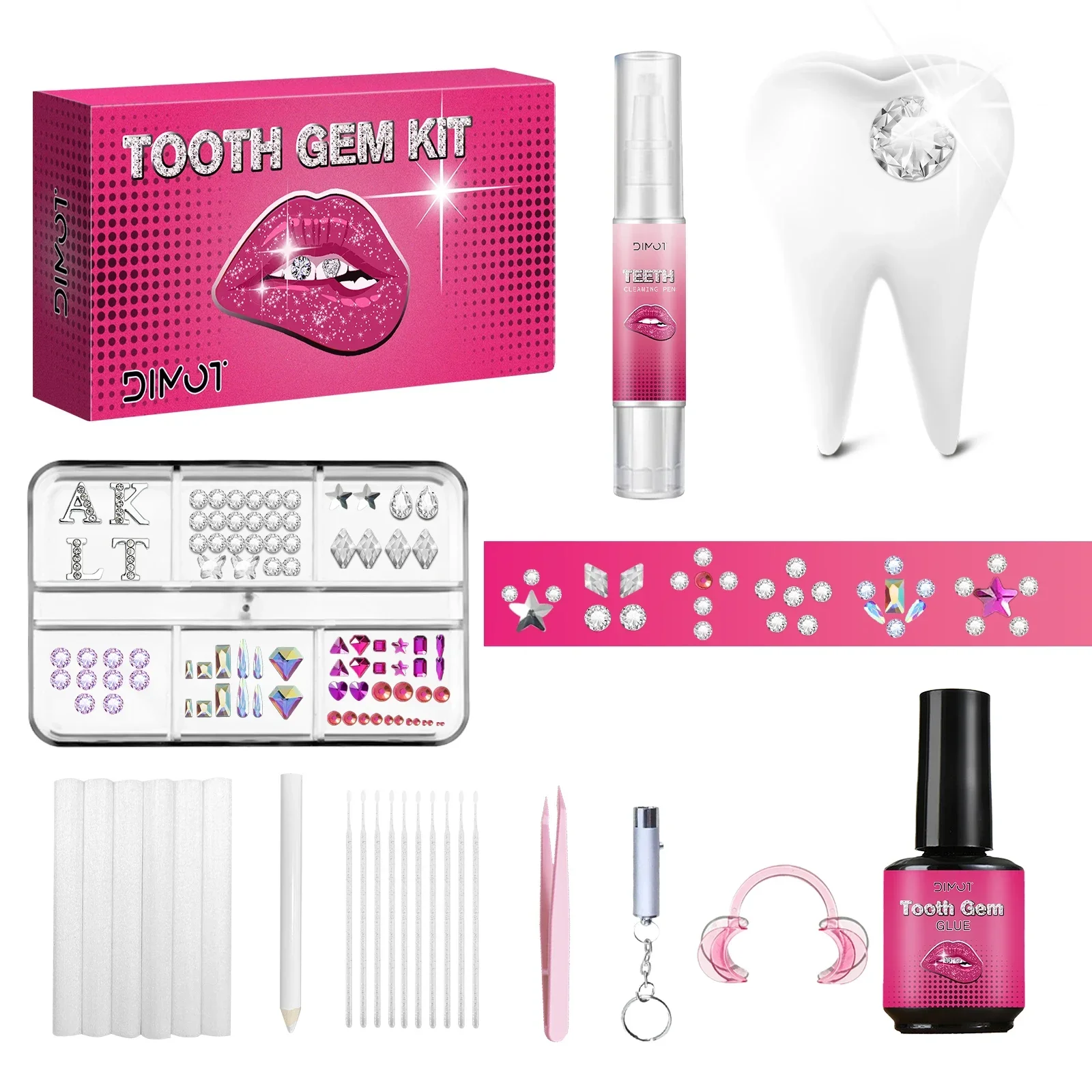 DIY Tooth Gem Kit with Crystal - Tooth Gem Kit ulasan dan harga