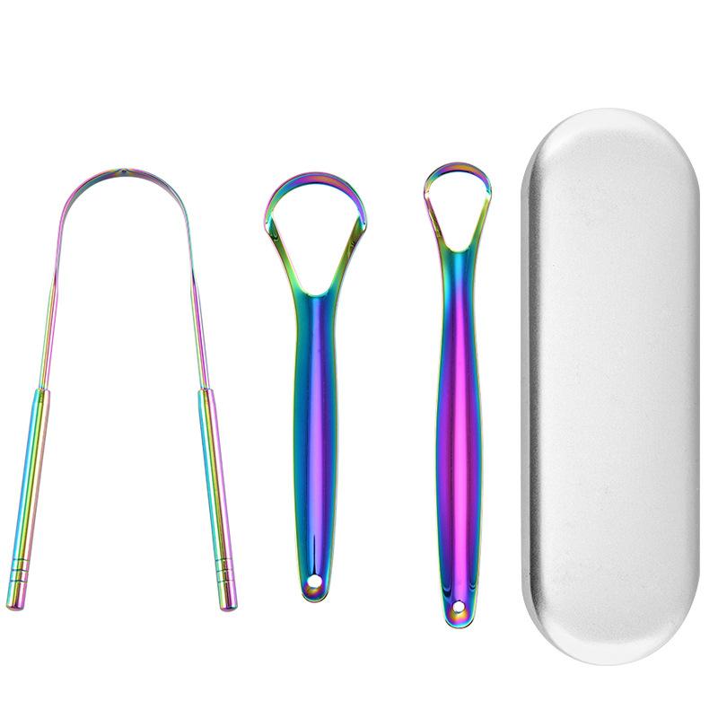Stainless Steel Tongue Scraper - Tongue Scraper Metal ulasan dan harga