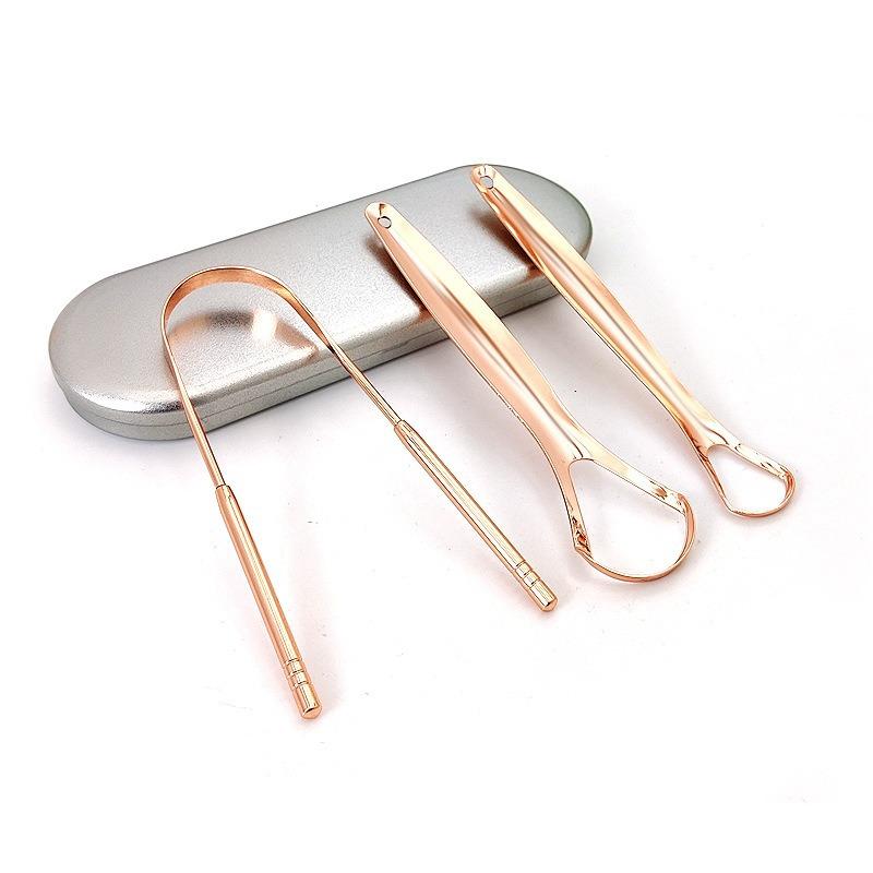 Stainless Steel Tongue Scraper - Tongue Scraper Metal ulasan dan harga