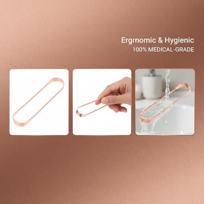 @*Metal Tongue Scraper Cleaner - Tongue Scraper Metal ulasan dan harga