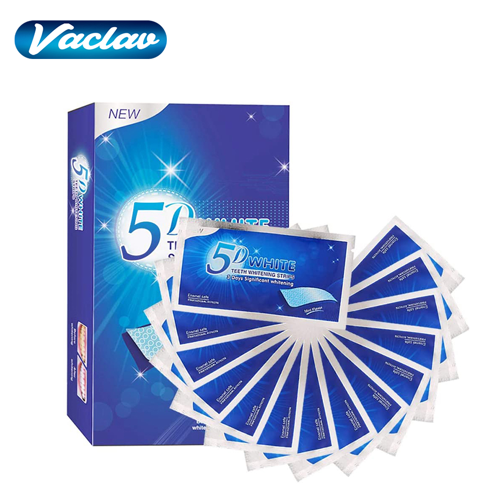 5D White Teeth Whitening Strip - Teeth Whitening Gel Peroxide ulasan dan harga